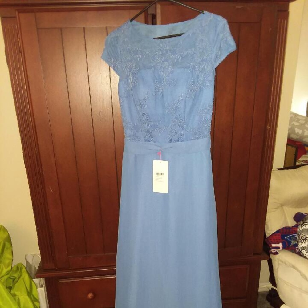 Beautiful chiffon lace gown